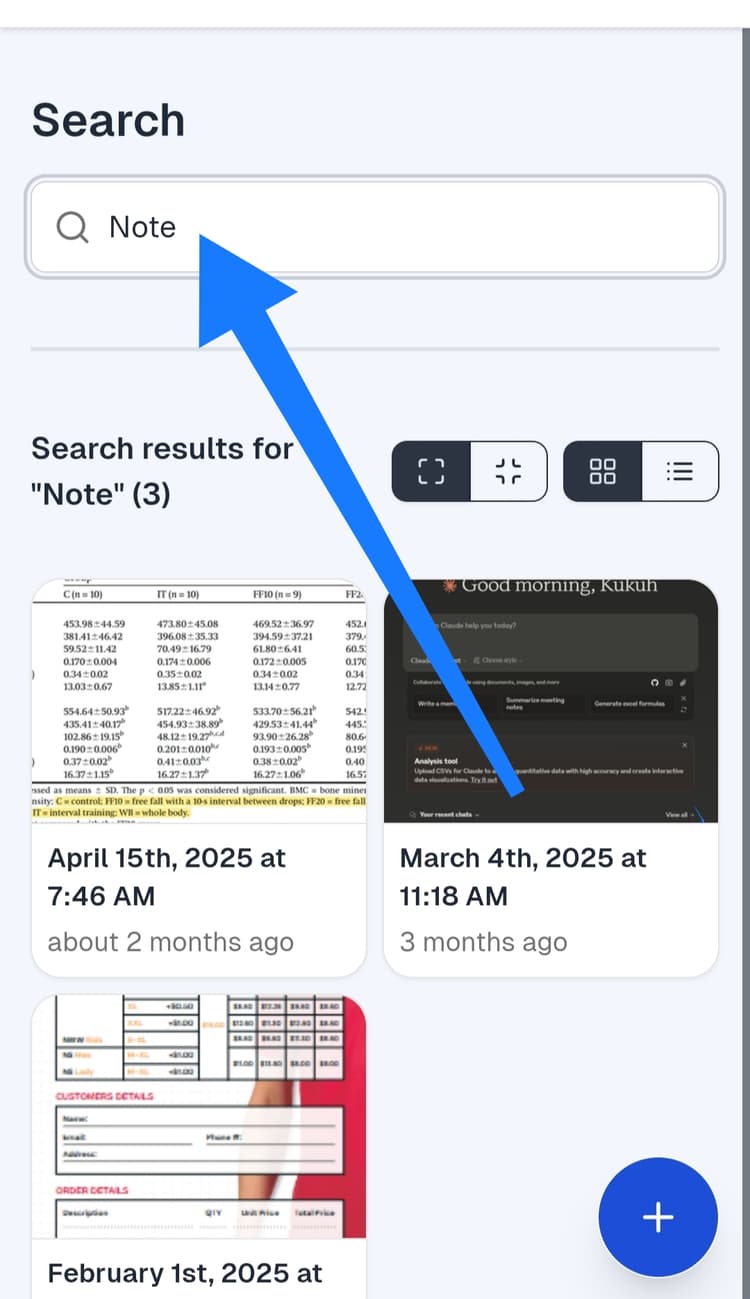Searchable gallery for screenshots screenshot 1